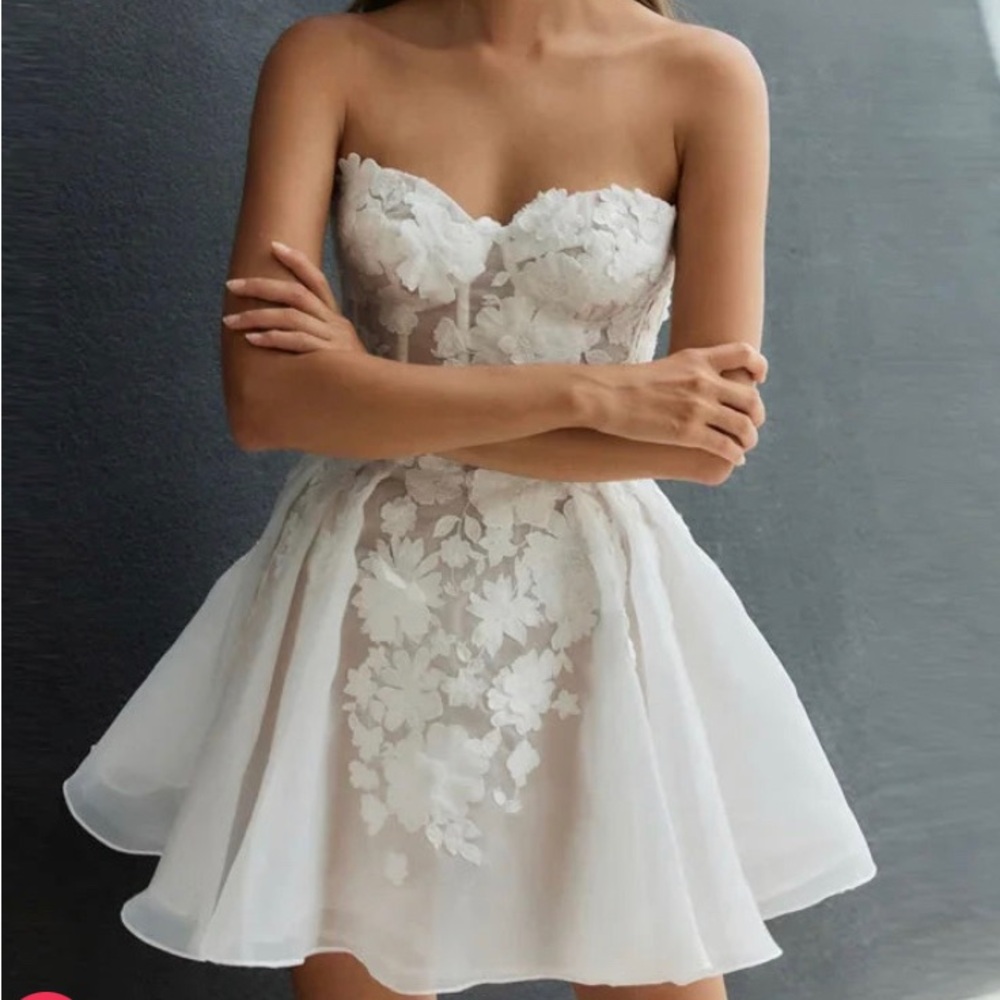 Strapless Reception Dress